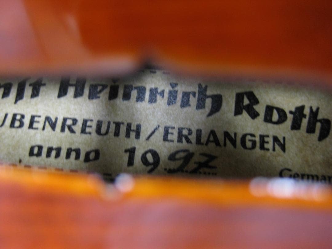 【銘器ドイツ製】 E.H.Roth ロート #51 バイオリン 4/4