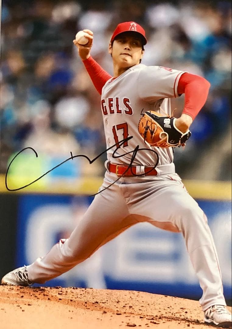 に*ん様 超希少/全米/市場価格/暴騰/メジャー/大谷翔平/直筆サイン入り /本