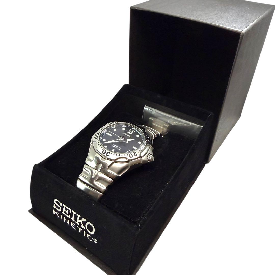 Ⴤ1410 希少レアꕤSEIKO キネティック 自動巻き オートリレー