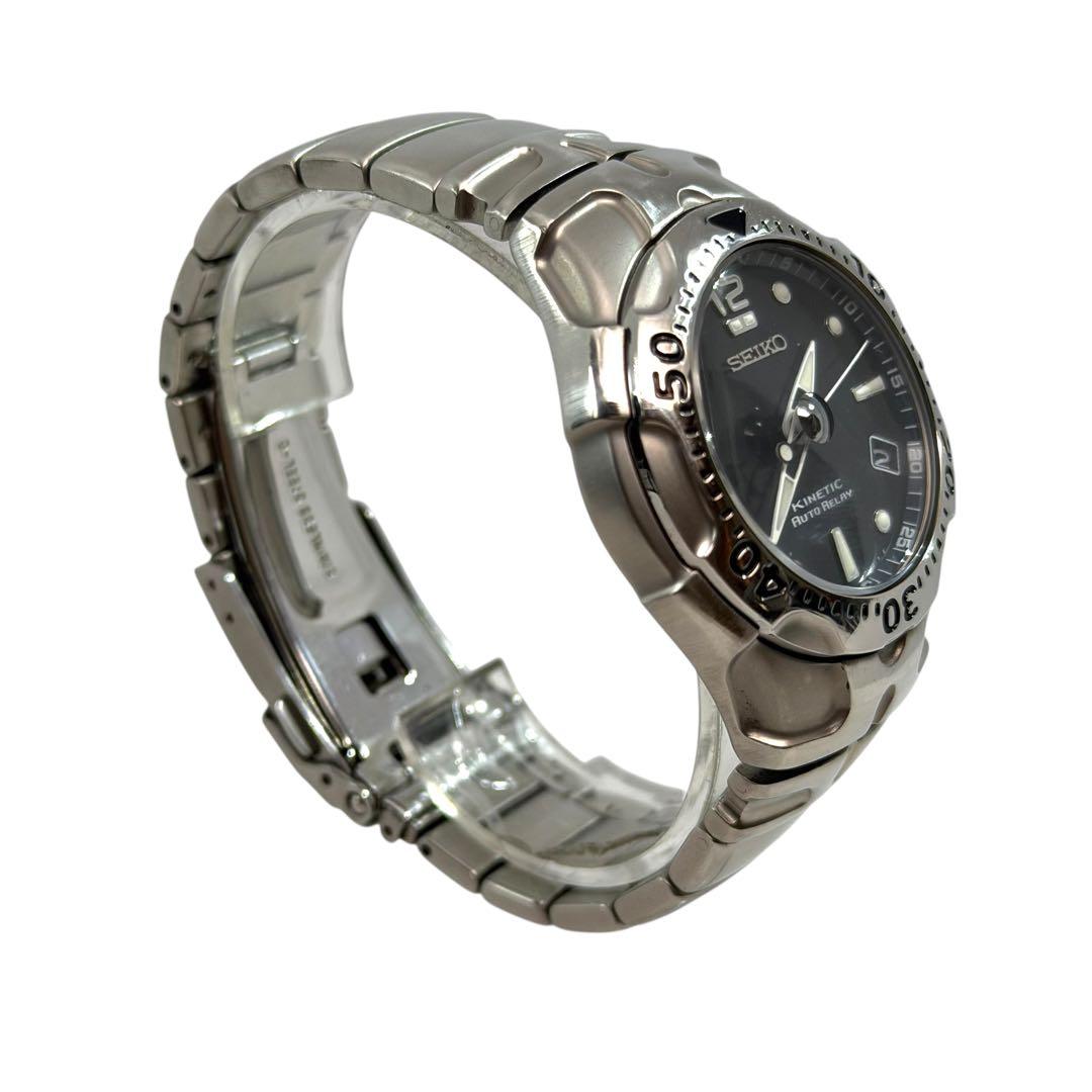Ⴤ1410 希少レアꕤSEIKO キネティック 自動巻き オートリレー