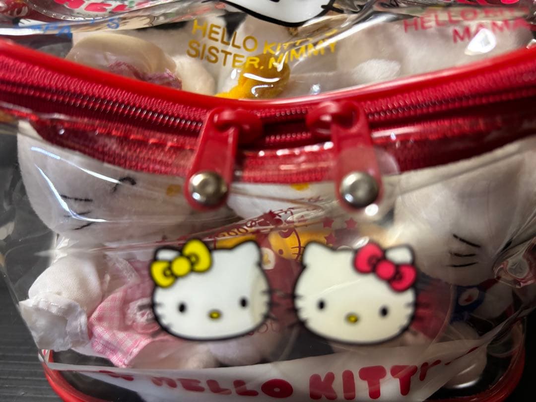 ハローキティ25周年 キティズファミリー　ぬいぐるみ　1999 レトロ　希少