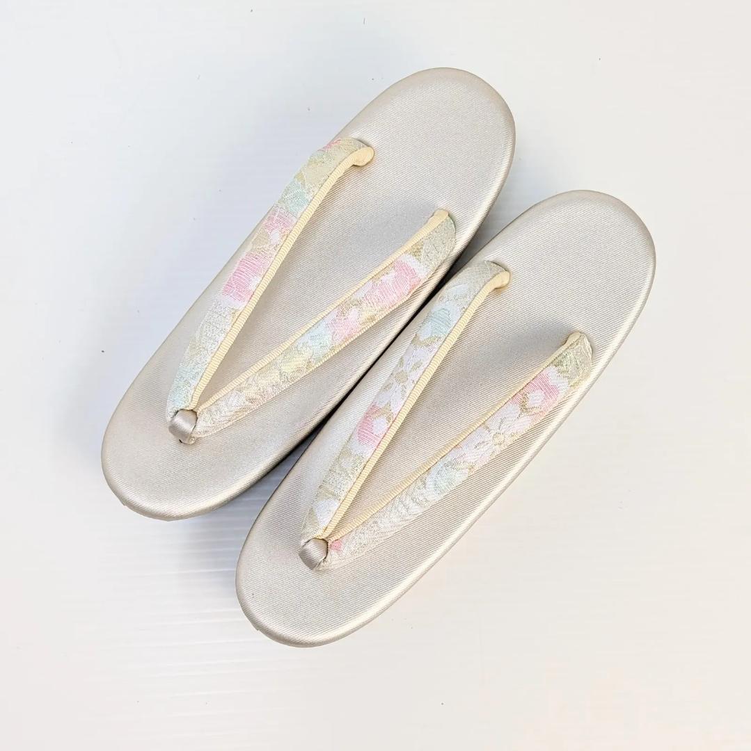 和装 草履バッグセット フォーマル 振袖 帯地 フリーサイズ u15