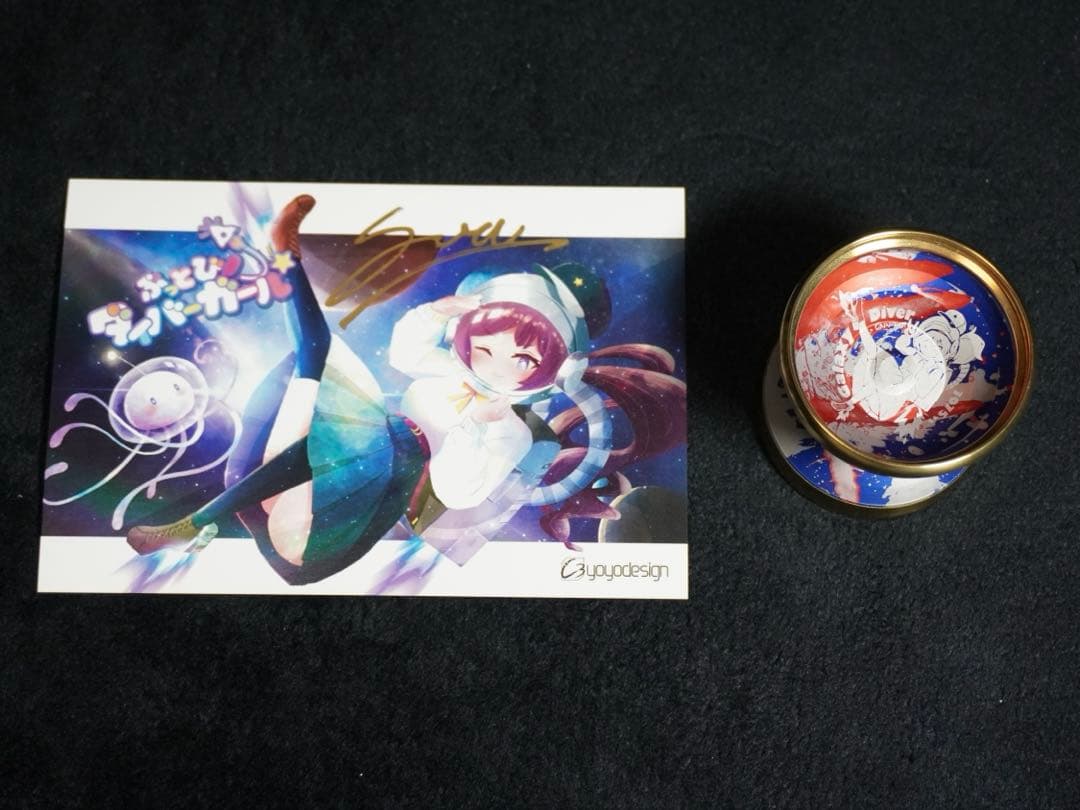 ギャラクシーダイバー7075V2石川空カラー　石川空直筆サイン入りポストカード