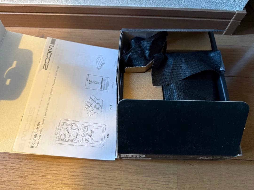 【SD付・動作良好】ZOOM H6 Black 2020ver ※電池蓋訳あり