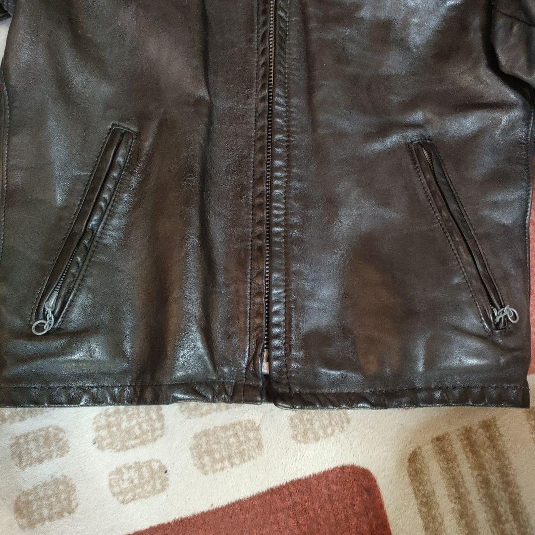 レアモデル　１４１　Schott　シングルライダース　３６　人気641の革違い