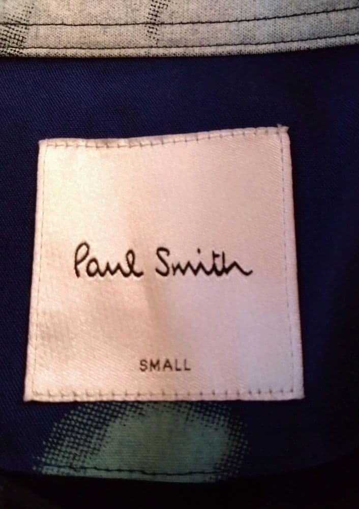 Paul Smith 　ポールスミス　モノトーン転写ノースリーブシャツ