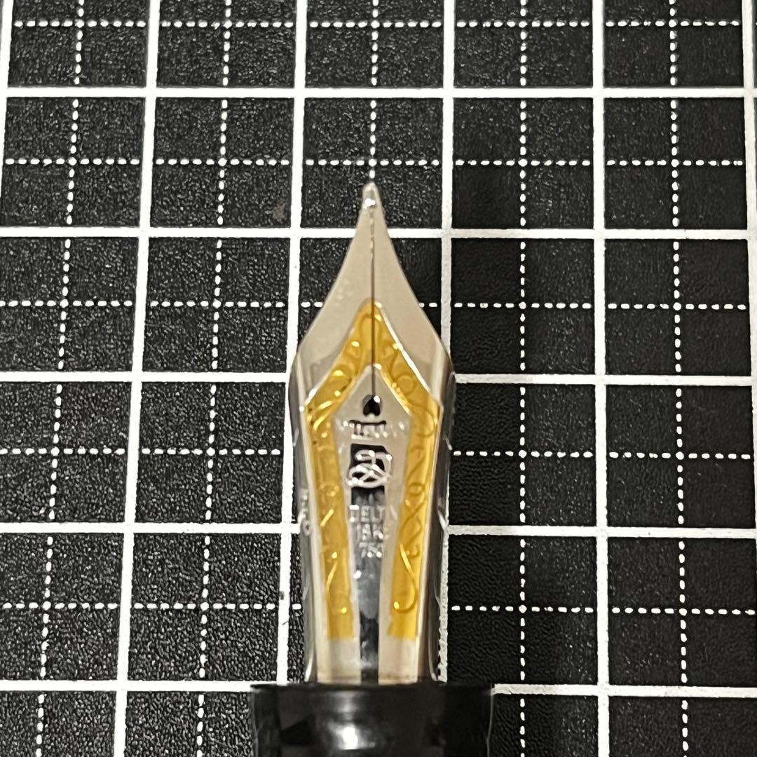 デルタ 万年筆 ドルチェビータ オーバーサイズ バーメイル B