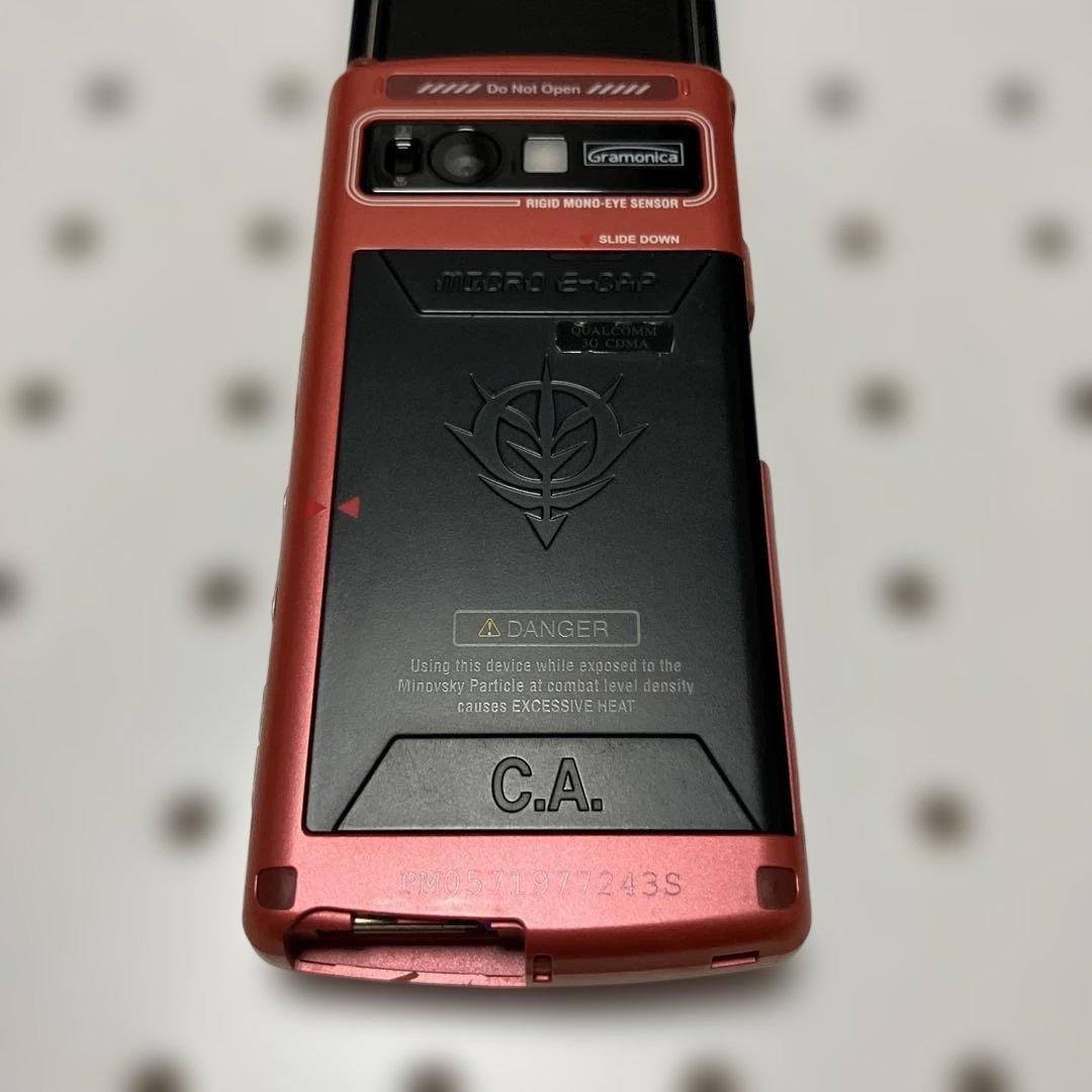 ソフトバンクシャア専用ザクスライド携帯電話機、電源付きます。現状品　超レア！