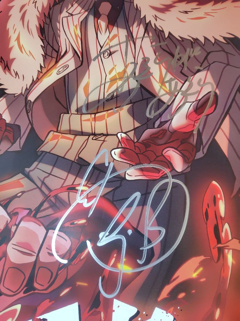 オーラルサイン入り 桃源暗鬼 B2ポスター