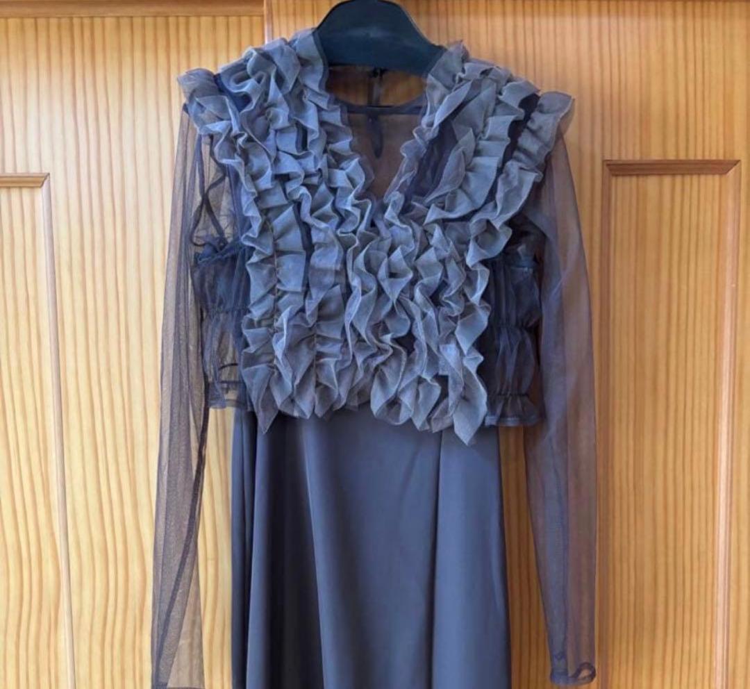 atlo オケージョンドレス Sサイズ ブラウン