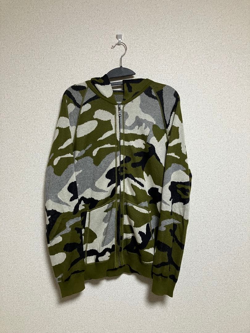 lucien pellat-finet スタッズパーカー 迷彩 スカル y2k