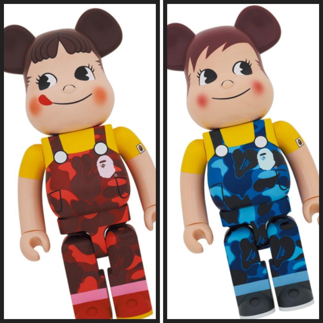 BE@RBRICK BAPE (R) × ペコちゃん & ポコちゃん 1000％