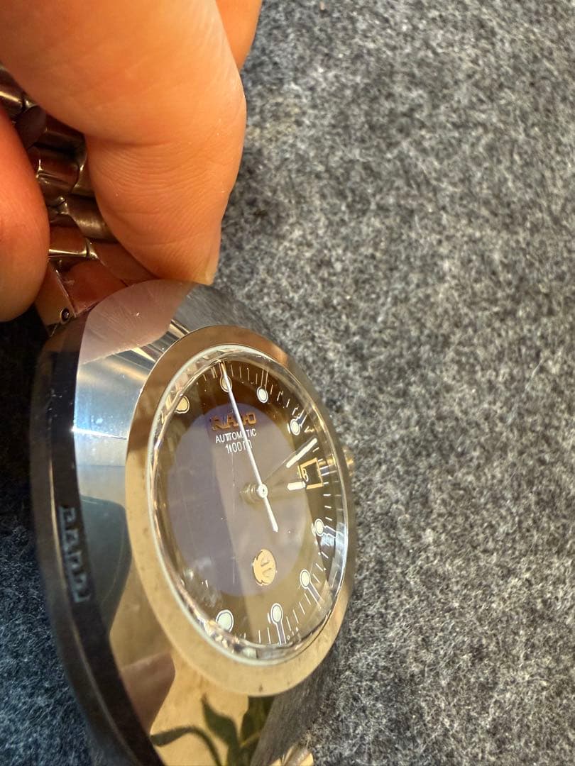 【購入時備品付】RADO DiaStar自動巻き時計 ブルー