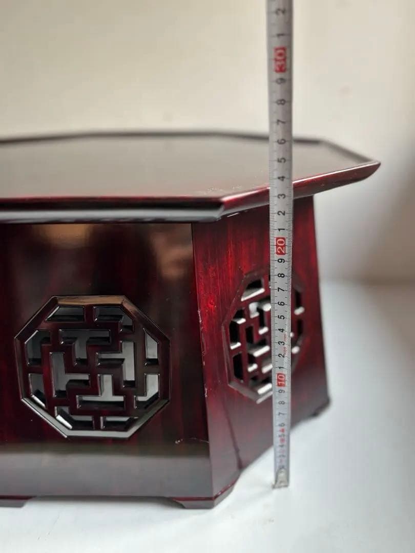 761 李朝家具 八角膳 小盤② 杏子通板 ソバン ヴィンテージ 美品 韓国