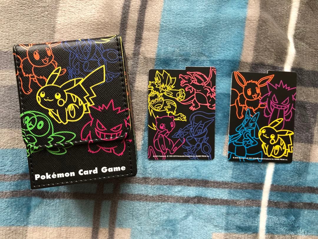 ポケモン プレイマット デッキケース デッキシールド neon color