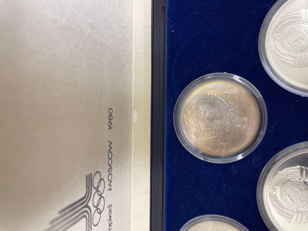 モスクワオリンピック 1980年 プルーフ セット 5枚 記念銀貨