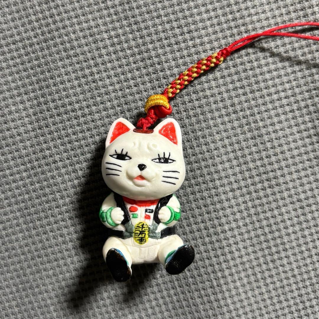 ダンダダン　ターボババア　招き猫　根付　ストラップ