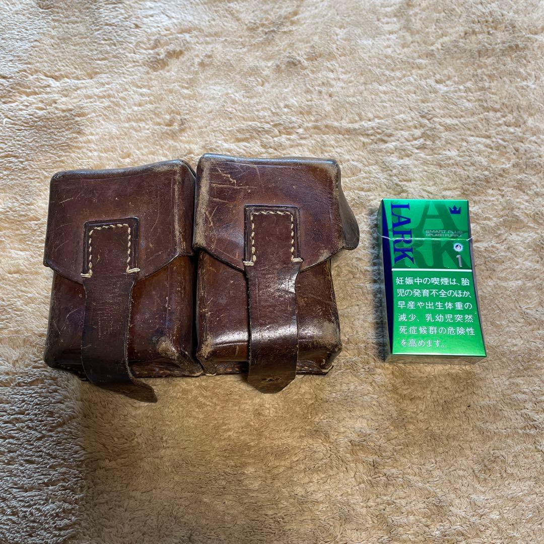 ミリタリー　ポーチ　レザー