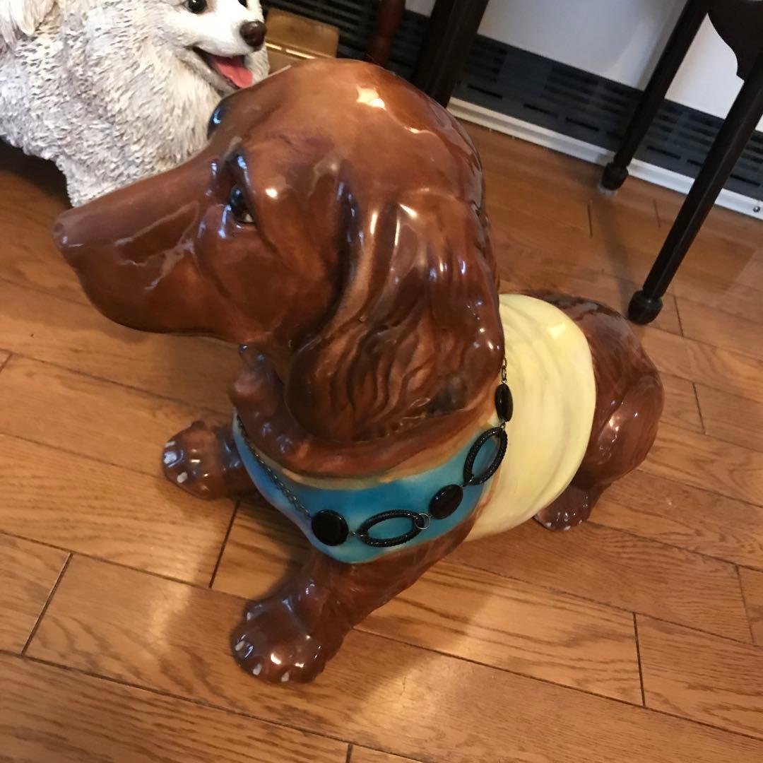 アンティーク　ダックスフンド　重い