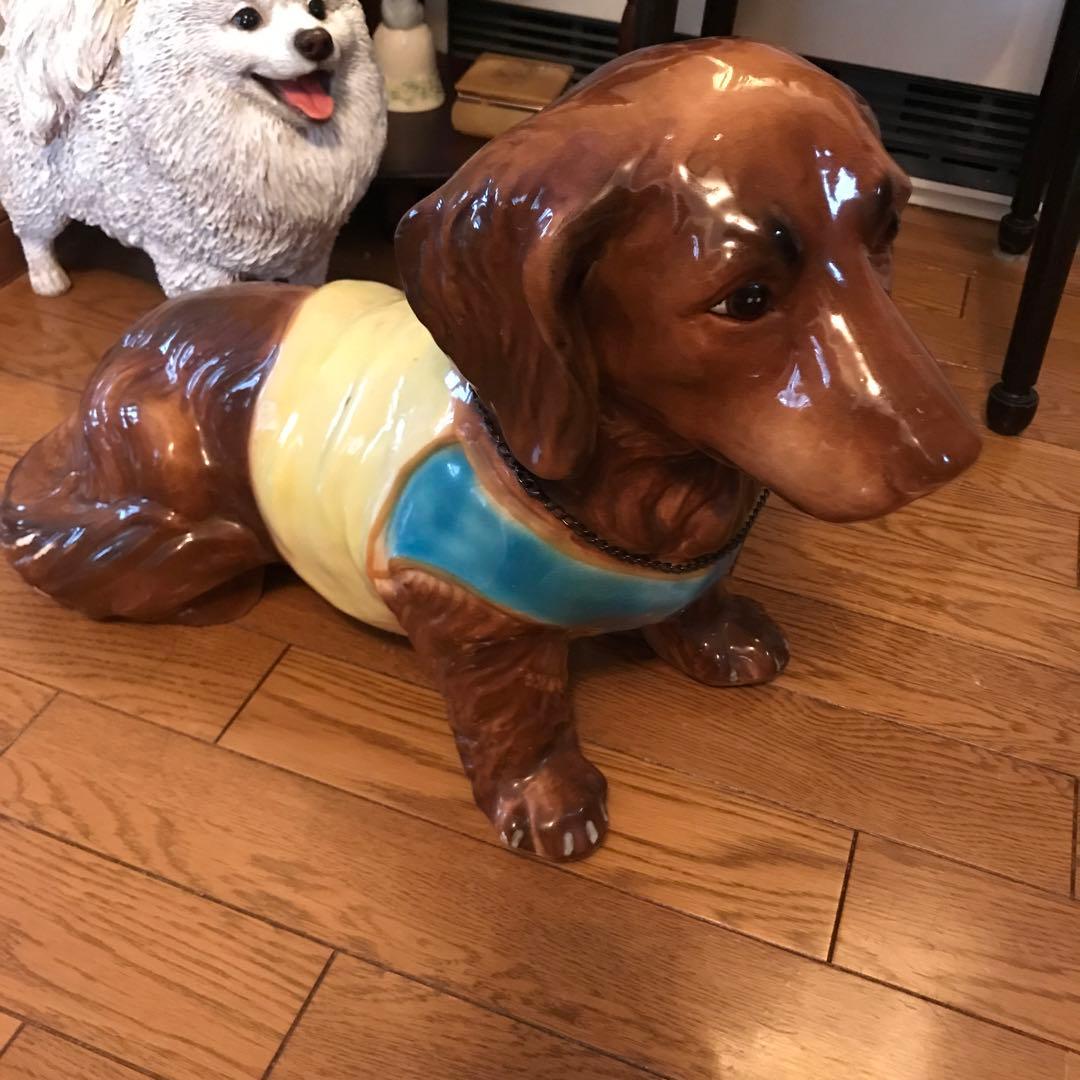 アンティーク　ダックスフンド　重い