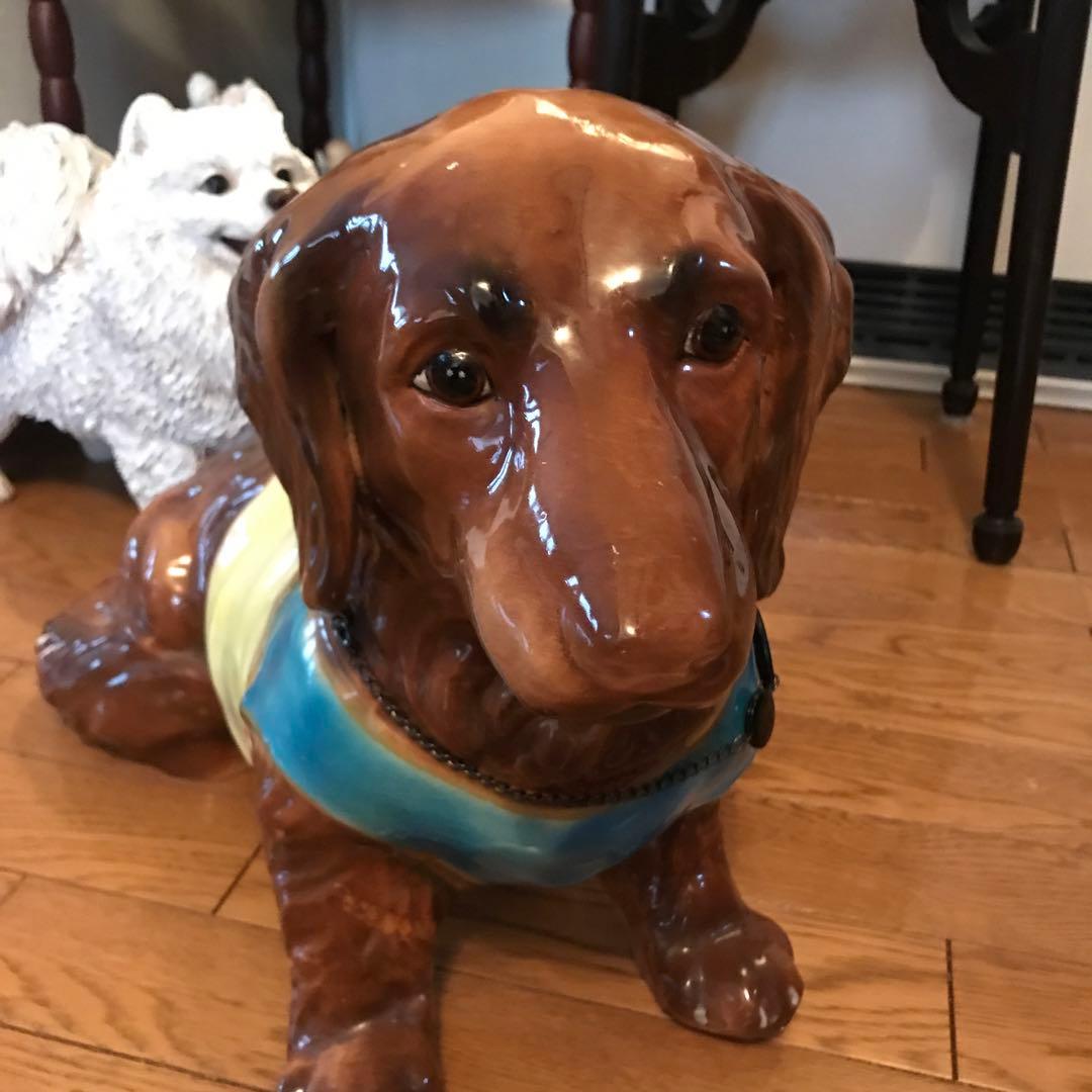 アンティーク　ダックスフンド　重い