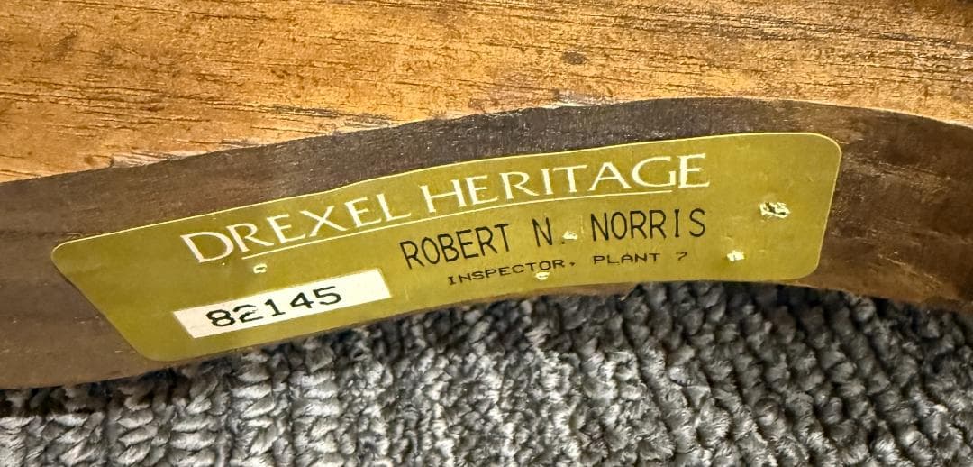 ドレクセル　DREXEL　アームチェア　アンティーク　ヴィンテージ　椅子