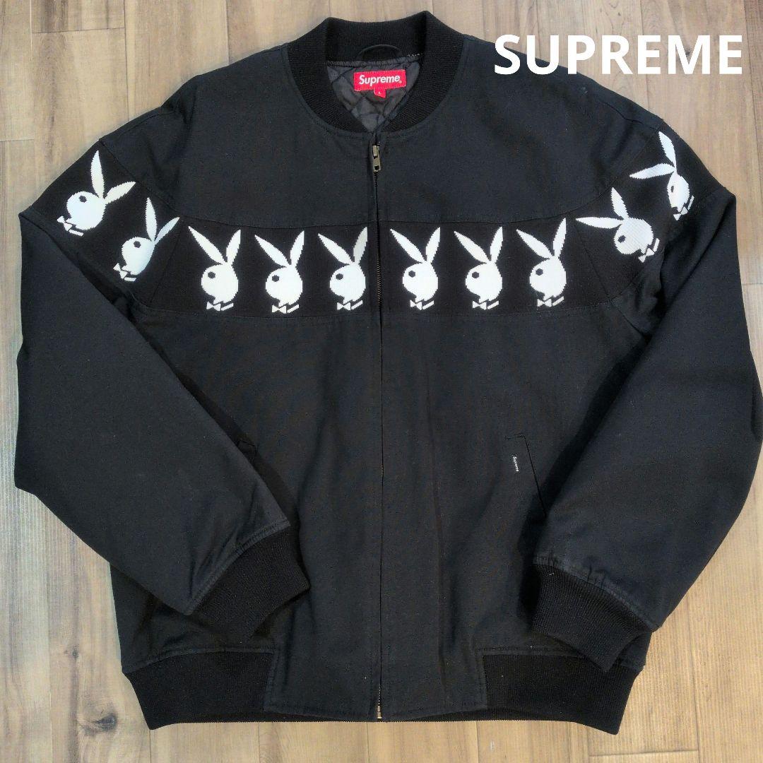 SUPREME × PLAYBOY 中綿ブルゾン L ボンバージャケット