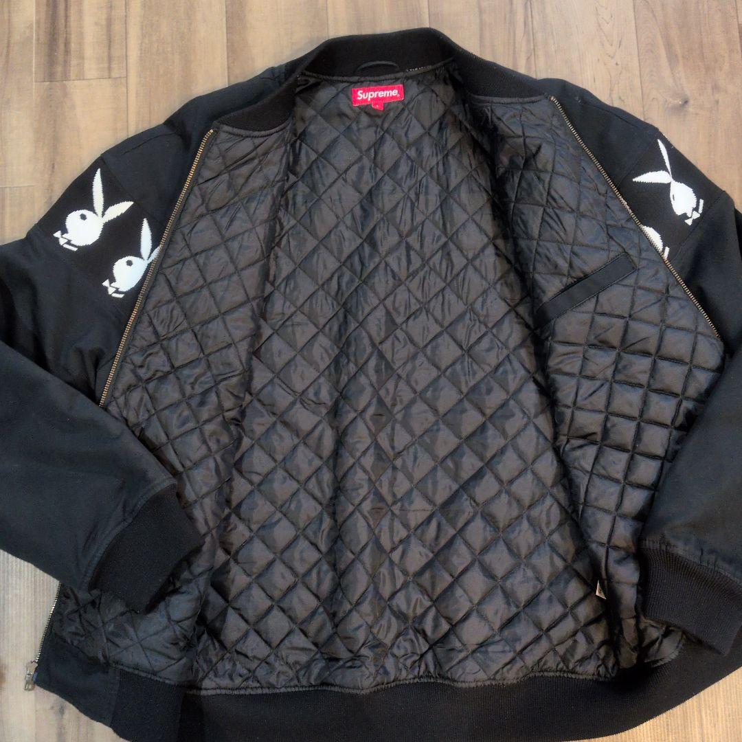 SUPREME × PLAYBOY 中綿ブルゾン L ボンバージャケット