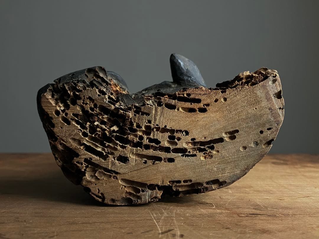 【黎明期の恵比寿木彫 室町時代頃】骨董七福神アンティーク仏像美術彫刻民藝妖怪古事