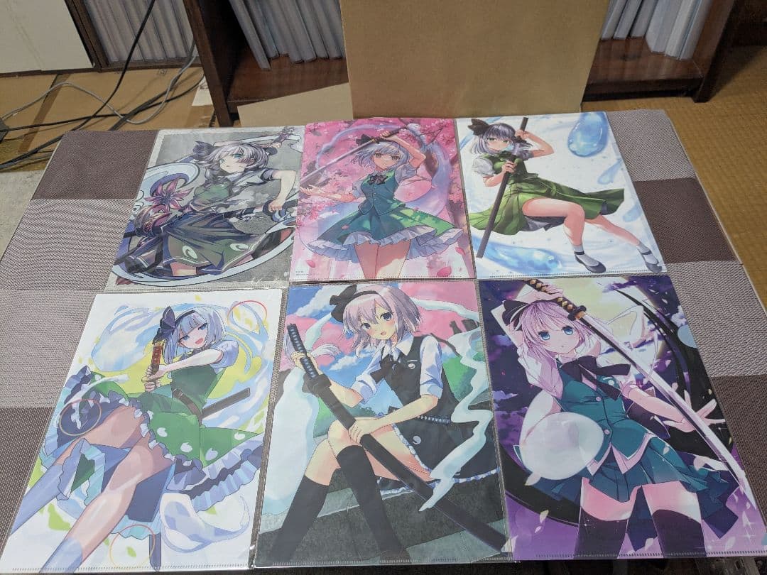 東方project　魂魄妖夢 クリアファイルセット