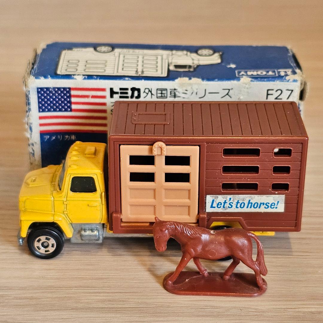 【トミカ/外国車シリーズ】No.F27 フォード キャトル トラック 青箱 美品