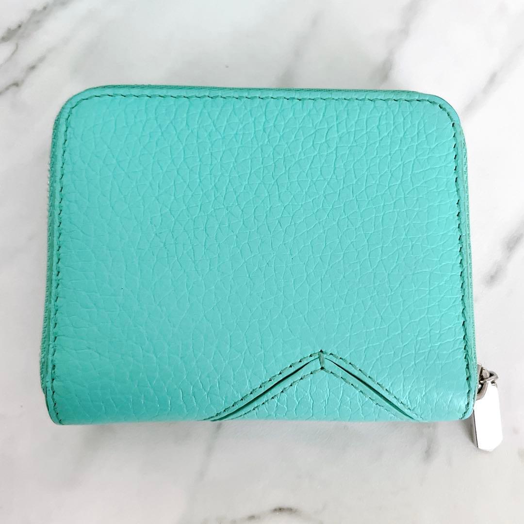 ✨美品✨リターントゥティファニー スモールジップウォレット ミニ財布 レザー