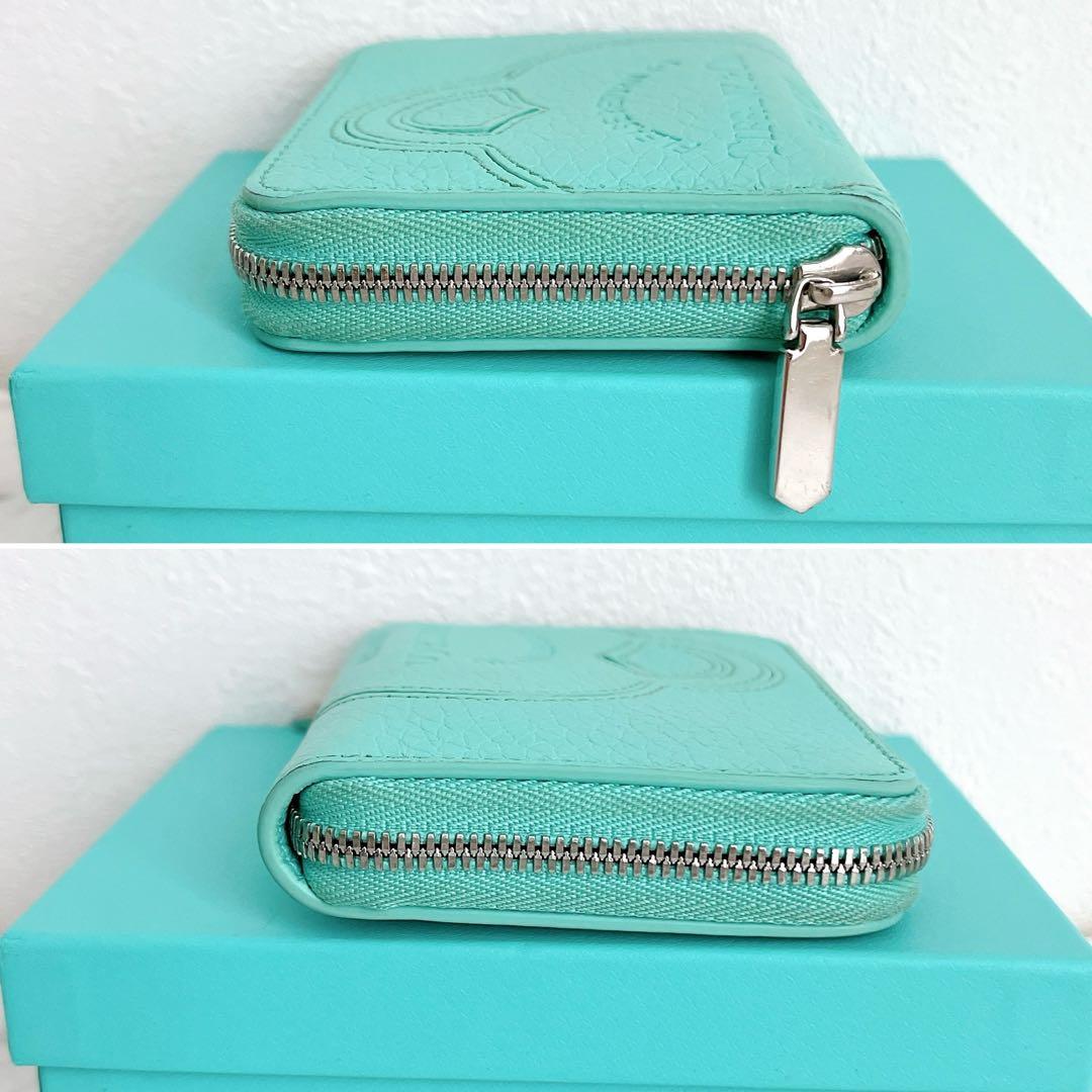 ✨美品✨リターントゥティファニー スモールジップウォレット ミニ財布 レザー