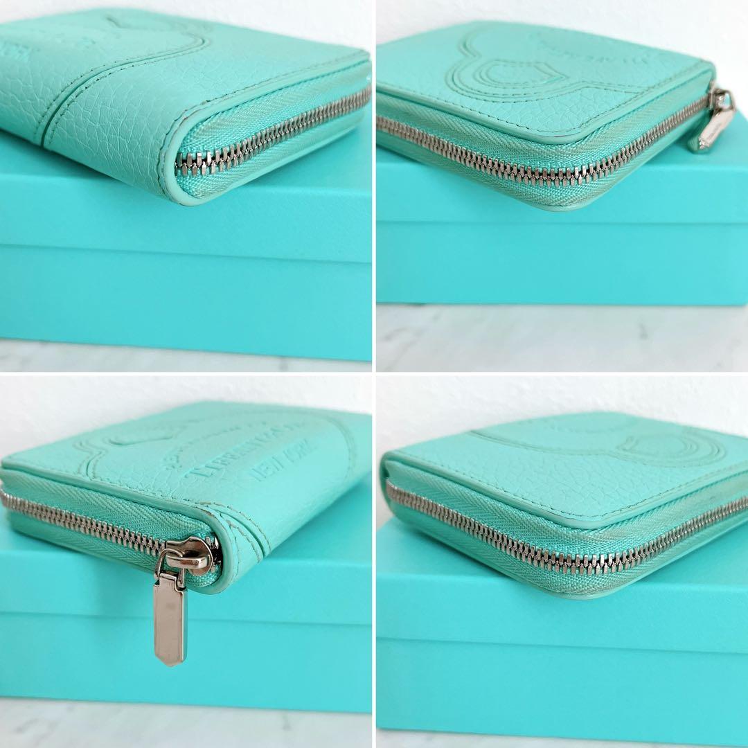✨美品✨リターントゥティファニー スモールジップウォレット ミニ財布 レザー
