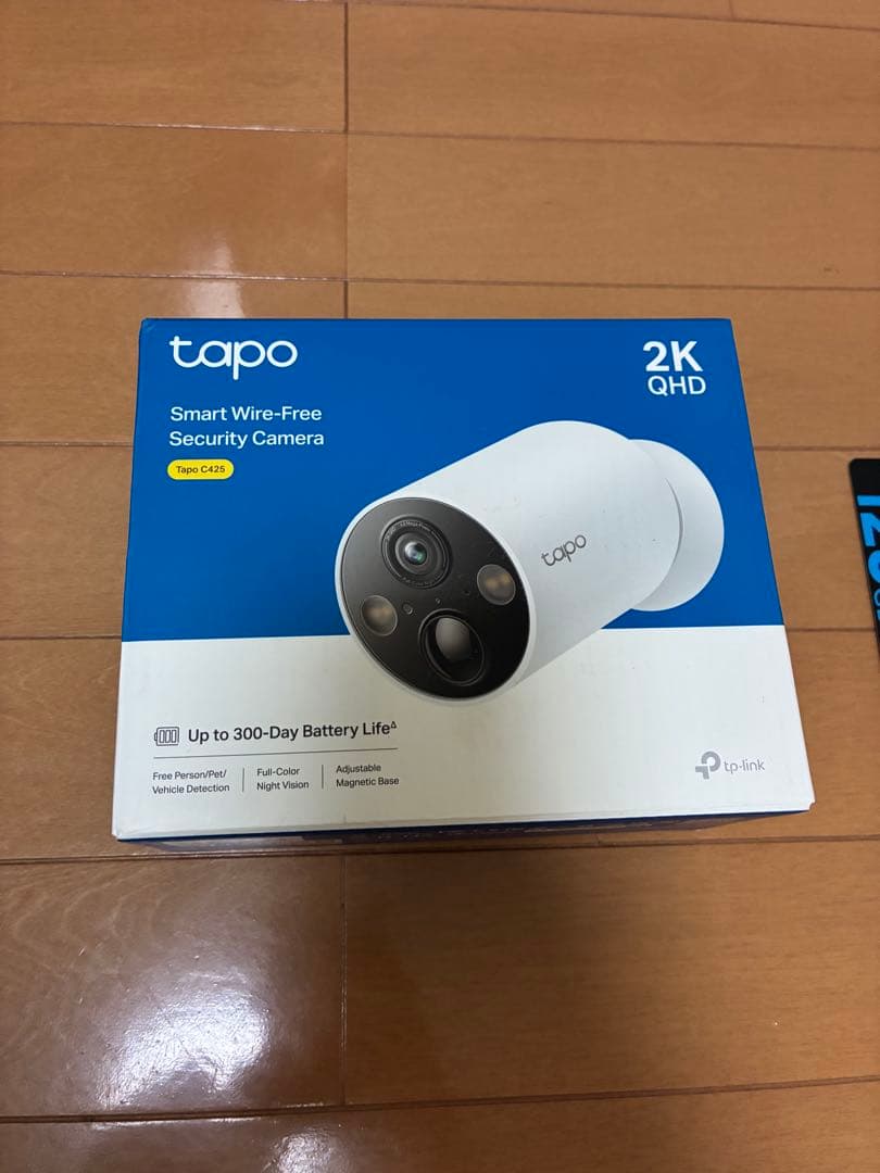 TP-Link Tapo マグネット WiFi 防犯カメラ　【SDカードセット】