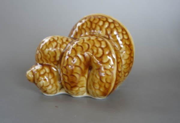 九谷焼　徳田八十吉 龍　竜　フィギュリン　置物 共箱 文化勲章 2354