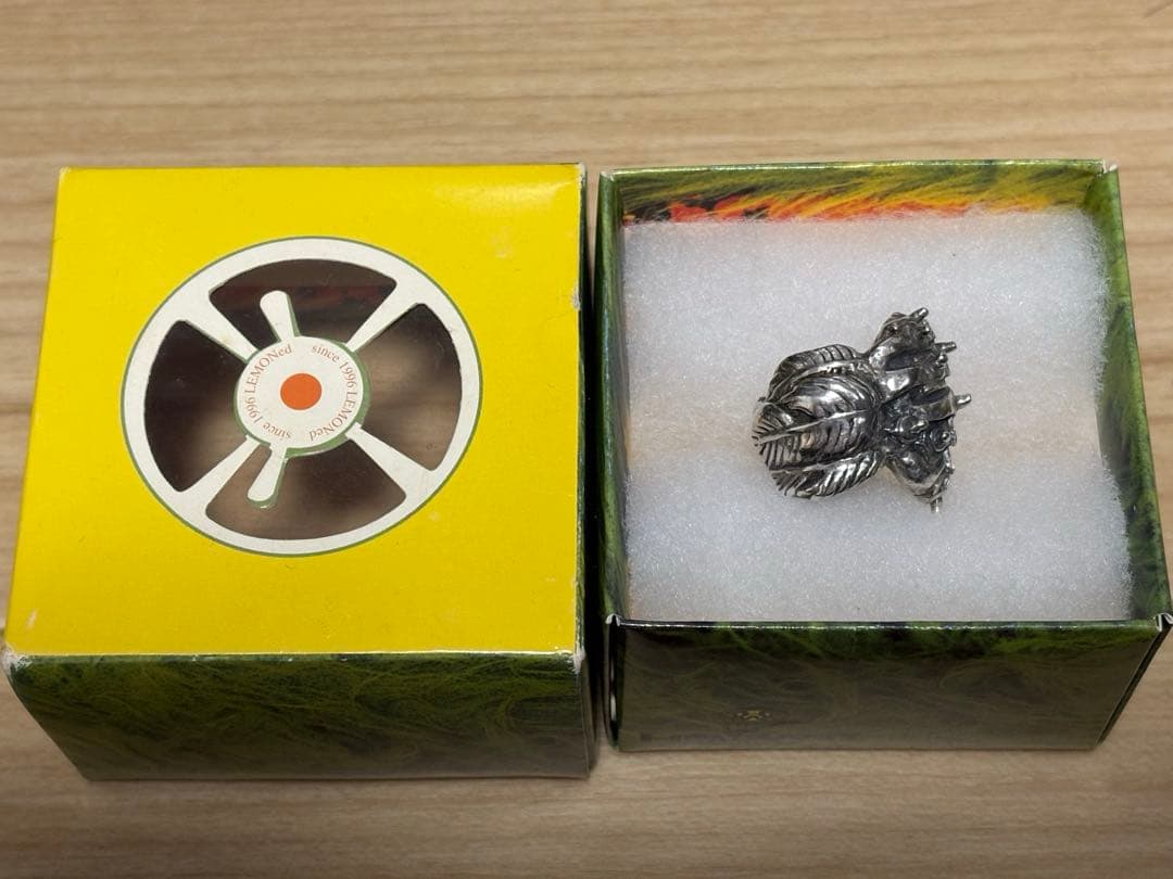 【希少】hideyourface ギーガーリングLEMONed Silver