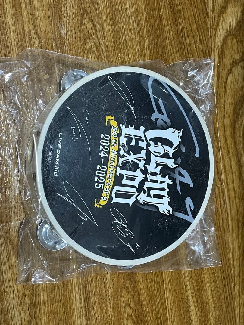 GLAY オリジナルタンバリン　GLAYEXPO 30htAnniversary