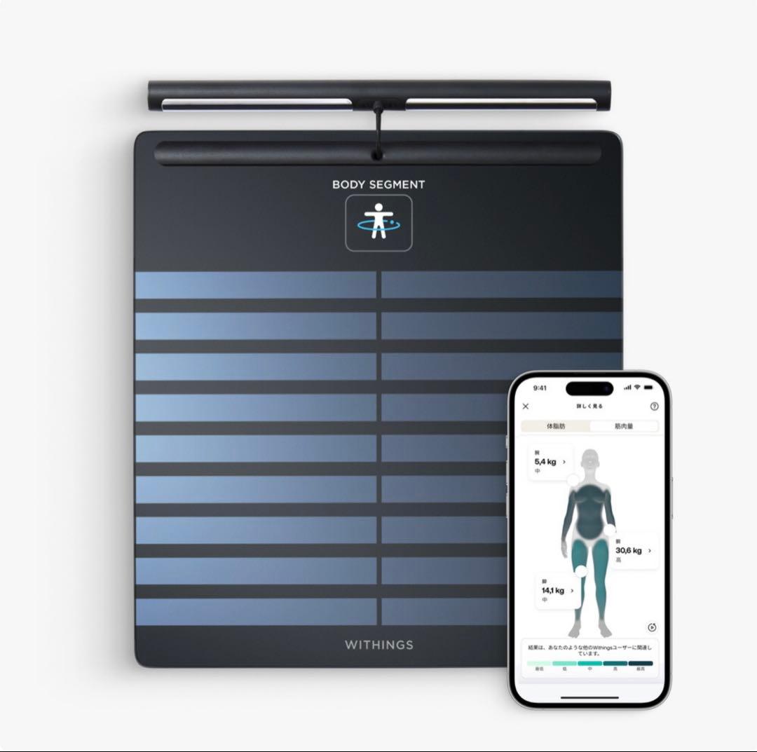 WITHINGS BODY SEGMENT 体重計