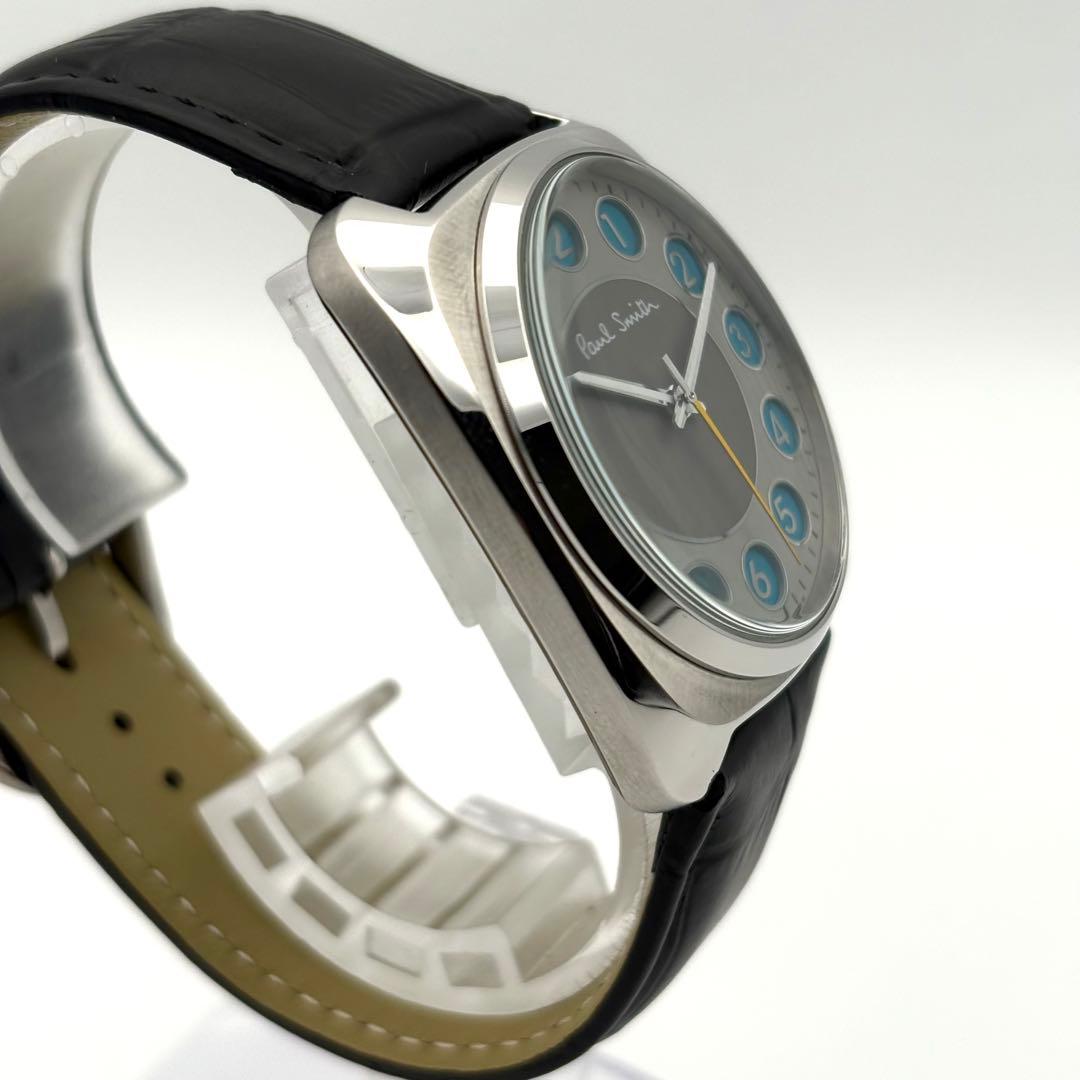 Paul Smith ダイヤル クォーツ 腕時計 グレー メンズ 箱付き