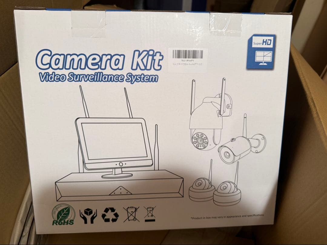 JENNOV 防犯カメラ 屋外 ワイヤレス 500万画素対応 4台セット AI