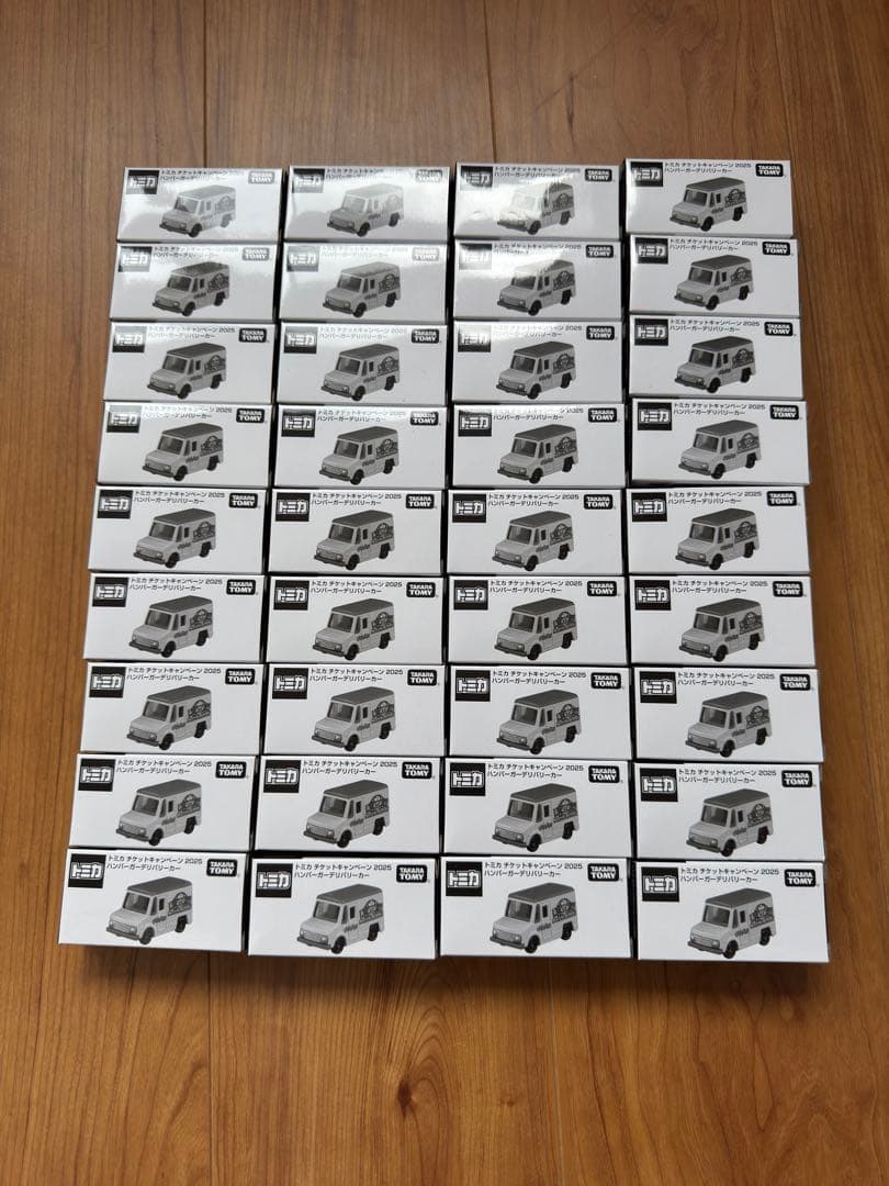 トミカチケットキャンペーン2025 ハンバーガーデリバリーカー　36個