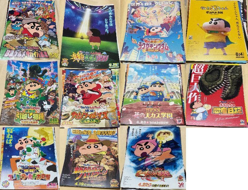 映画チラシ大量まとめ売り3000枚以上(2013年1月～2024年12月公開)