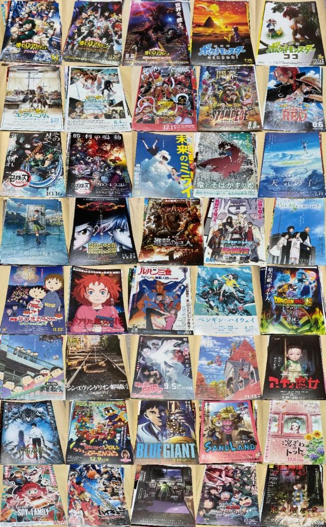 映画チラシ大量まとめ売り3000枚以上(2013年1月～2024年12月公開)