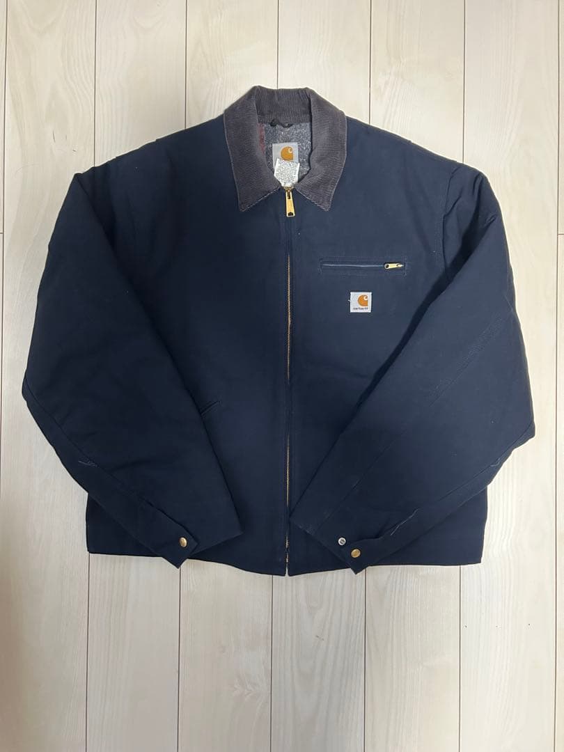 Carhartt ネイビー デトロイトジャケット　48 tall