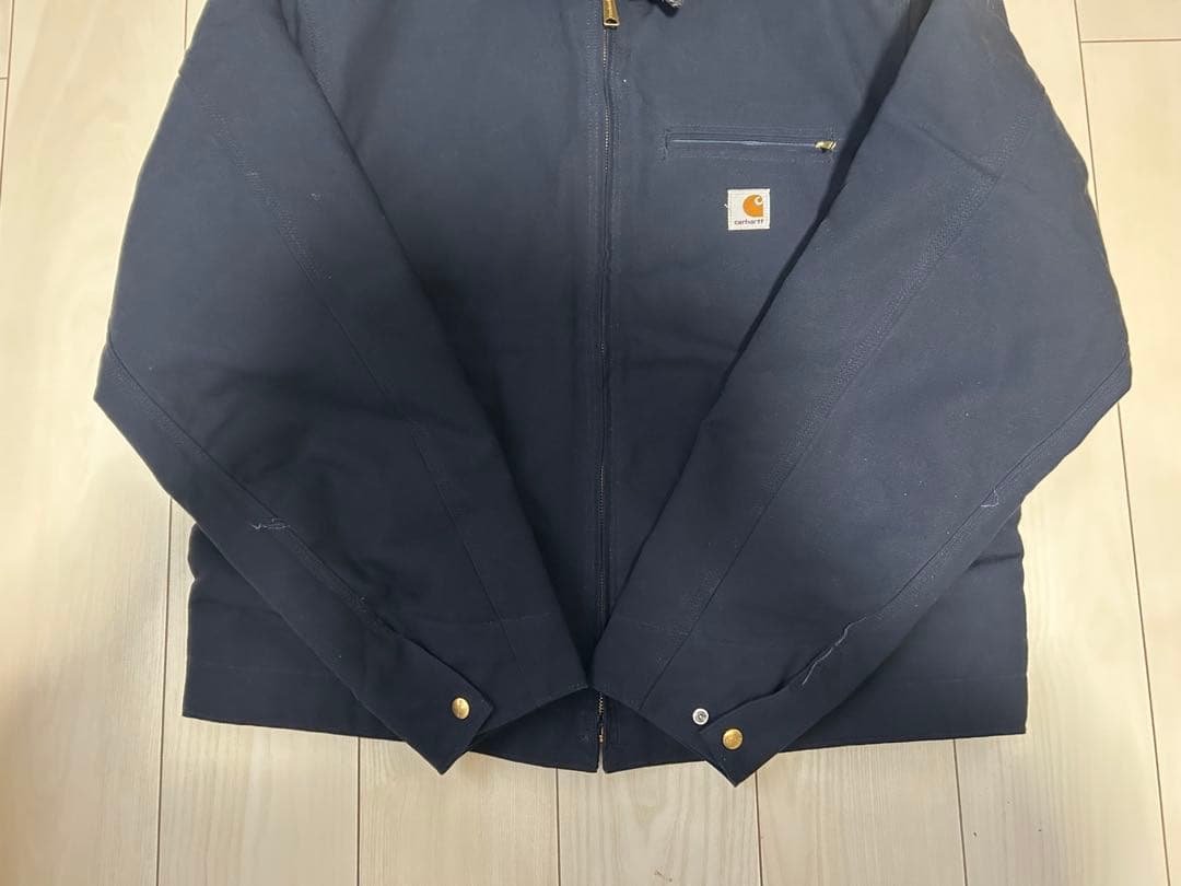 Carhartt ネイビー デトロイトジャケット　48 tall