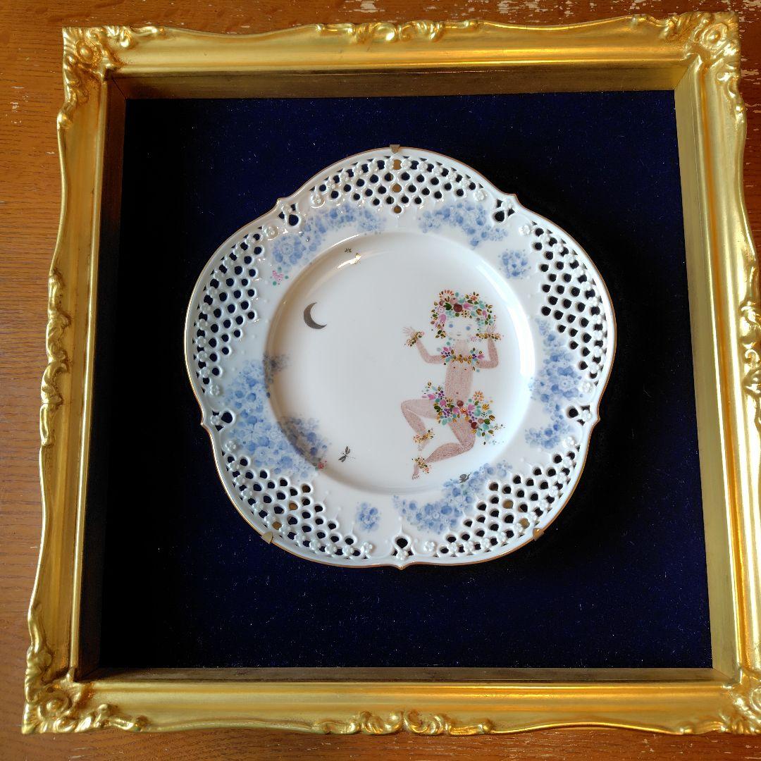 マイセン　真夏の夜の夢 24✕24 9枚目　マイセンマーク有