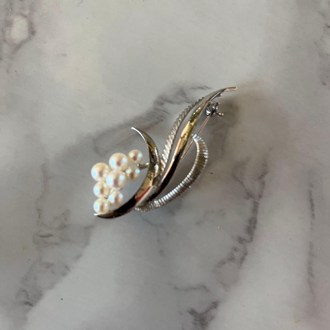 ミキモト mikimoto ブローチ パール