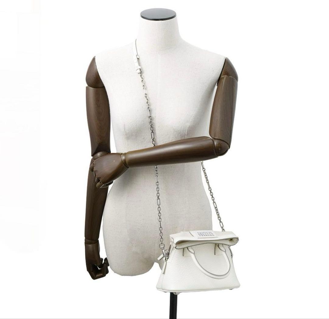 メゾンマルジェラ 5AC マイクロ S56WG0081 2way 白 シロ