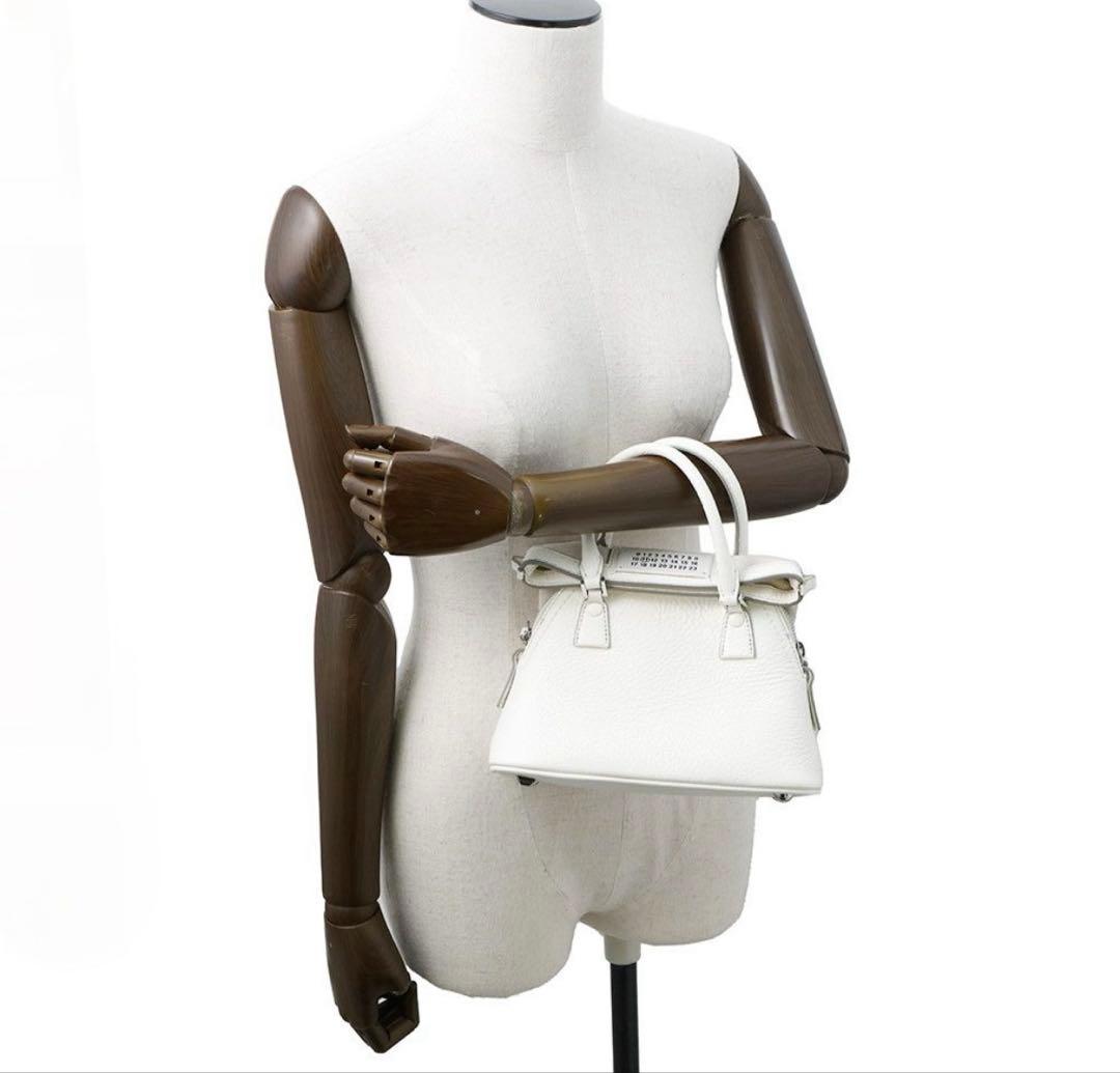 メゾンマルジェラ 5AC マイクロ S56WG0081 2way 白 シロ